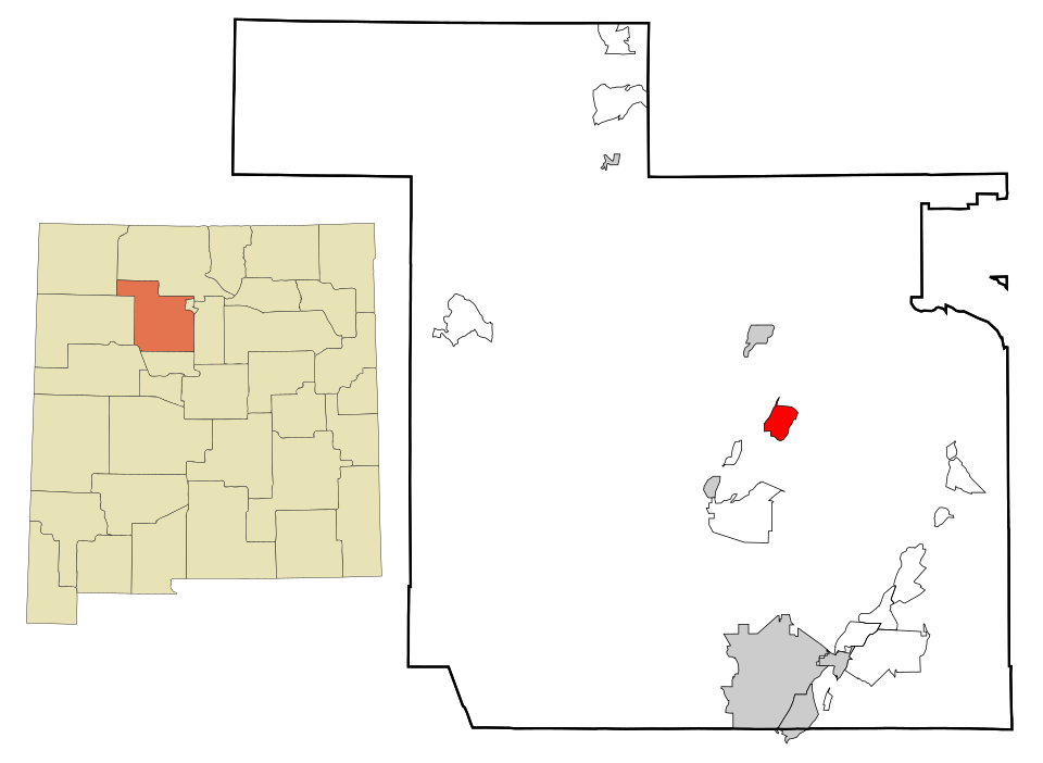 Locator map of Ponderosa