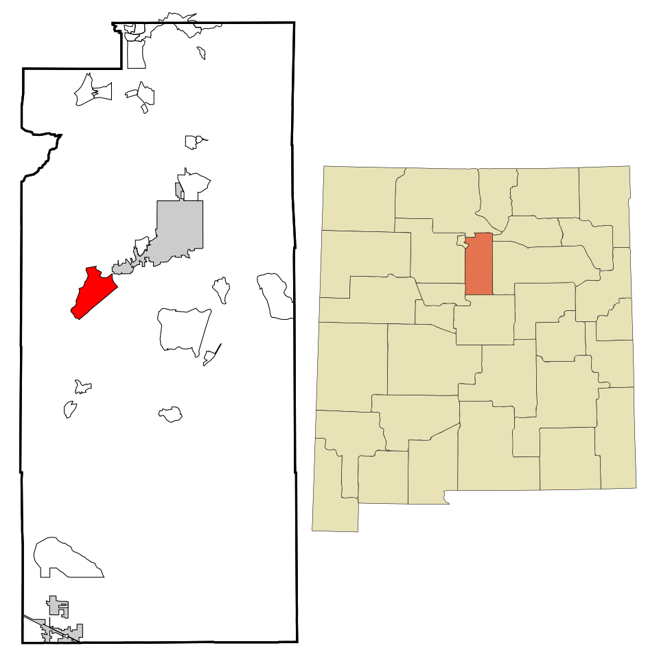 Locator map of La Cienega