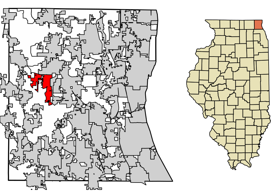 Map of Round Lake
