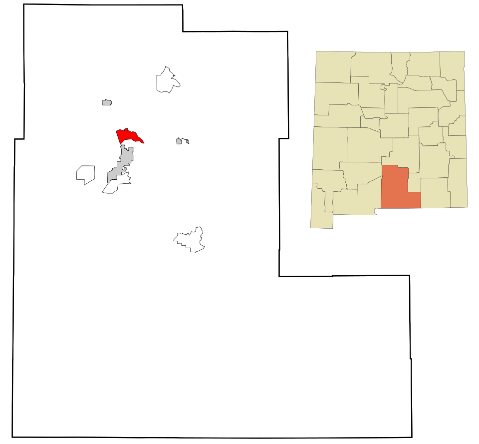 Locator map of La Luz