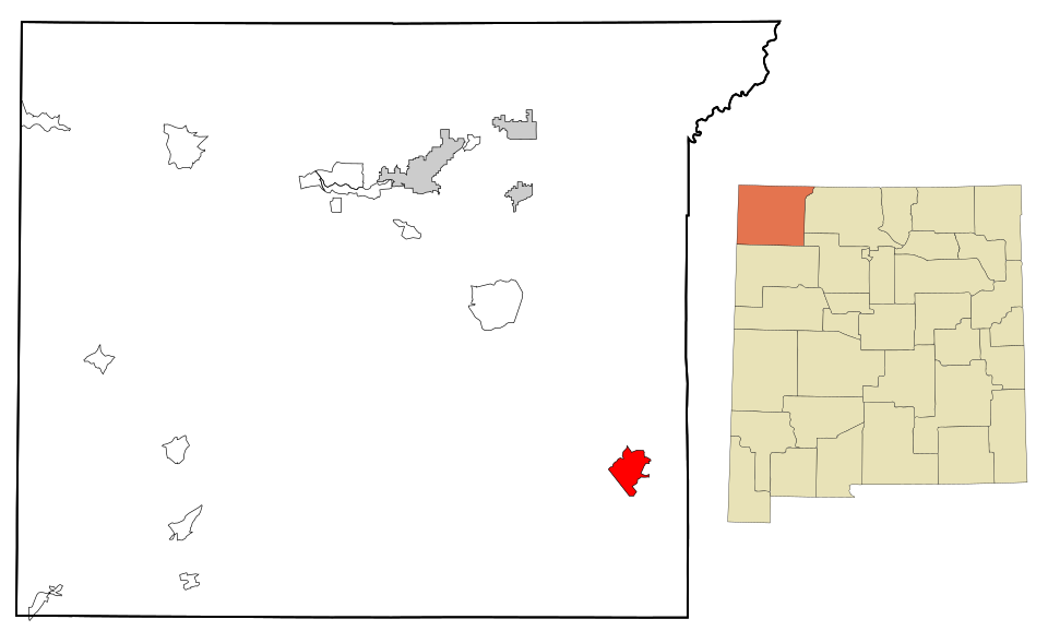 Locator map of Nageezi