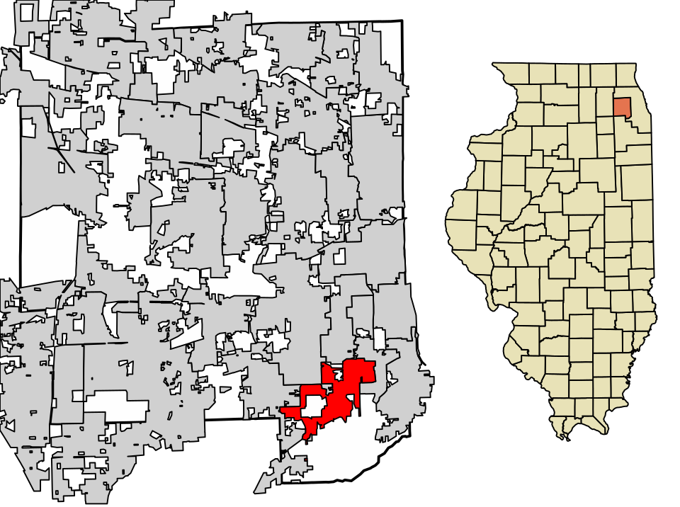 Locator map of Darien