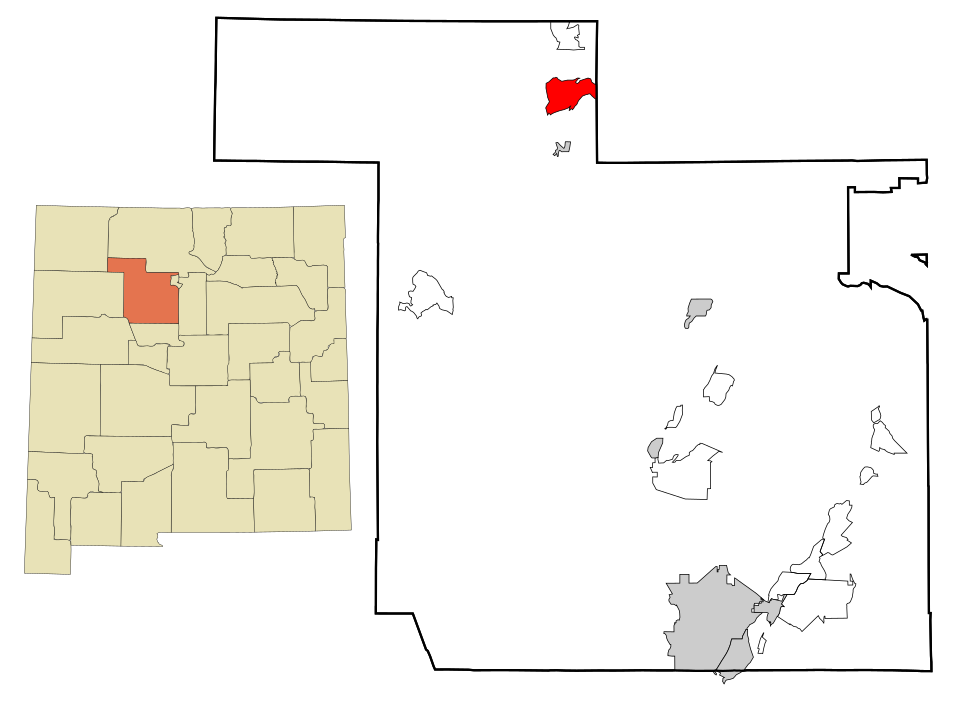 Locator map of La Jara
