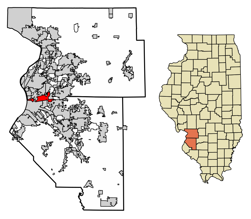 Locator map of Fairmont