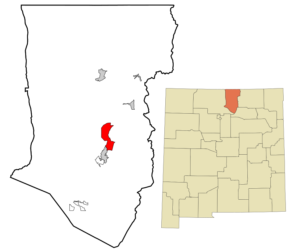 Locator map of Taos Pueblo