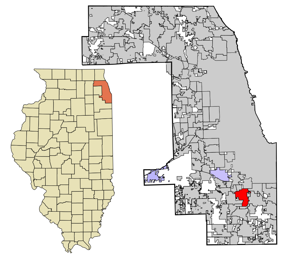 Locator map of Harvey