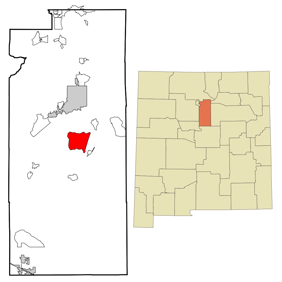 Locator map of Eldorado at Santa Fe