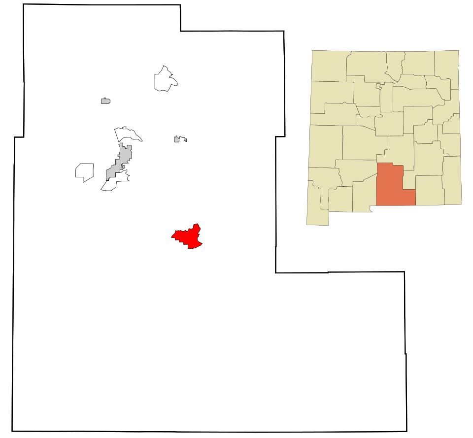 Locator map of Timberon