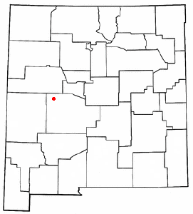 Locator map of Alamo