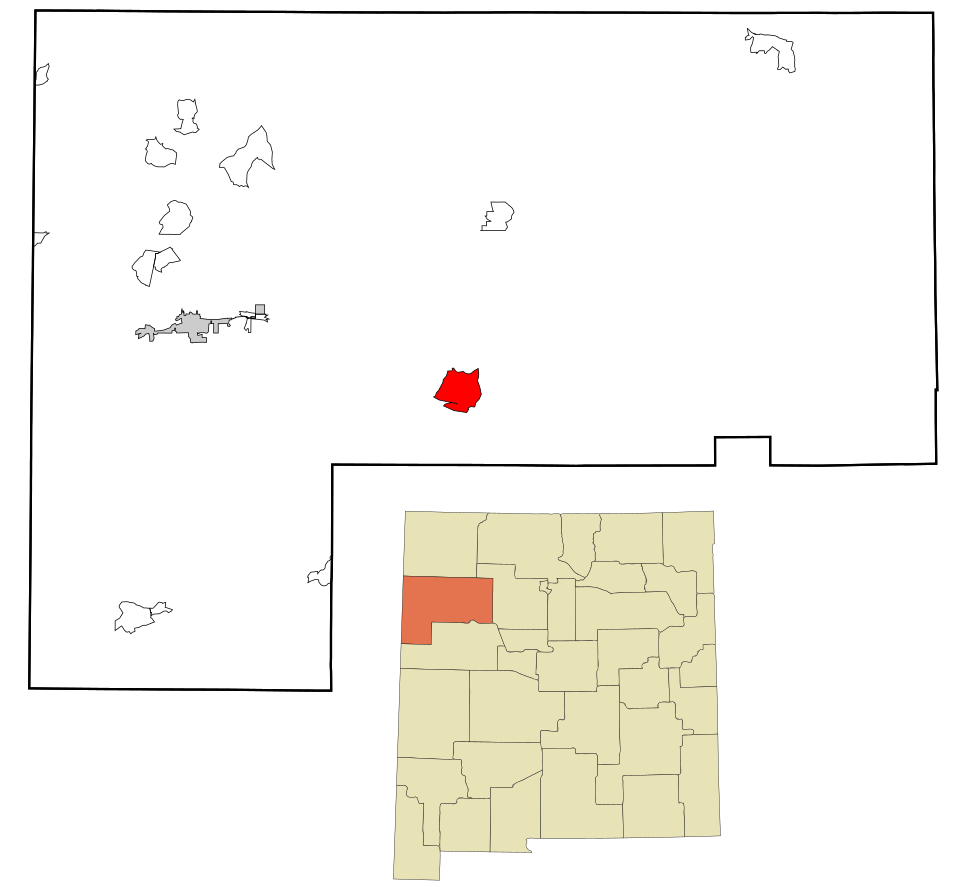 Locator map of Thoreau