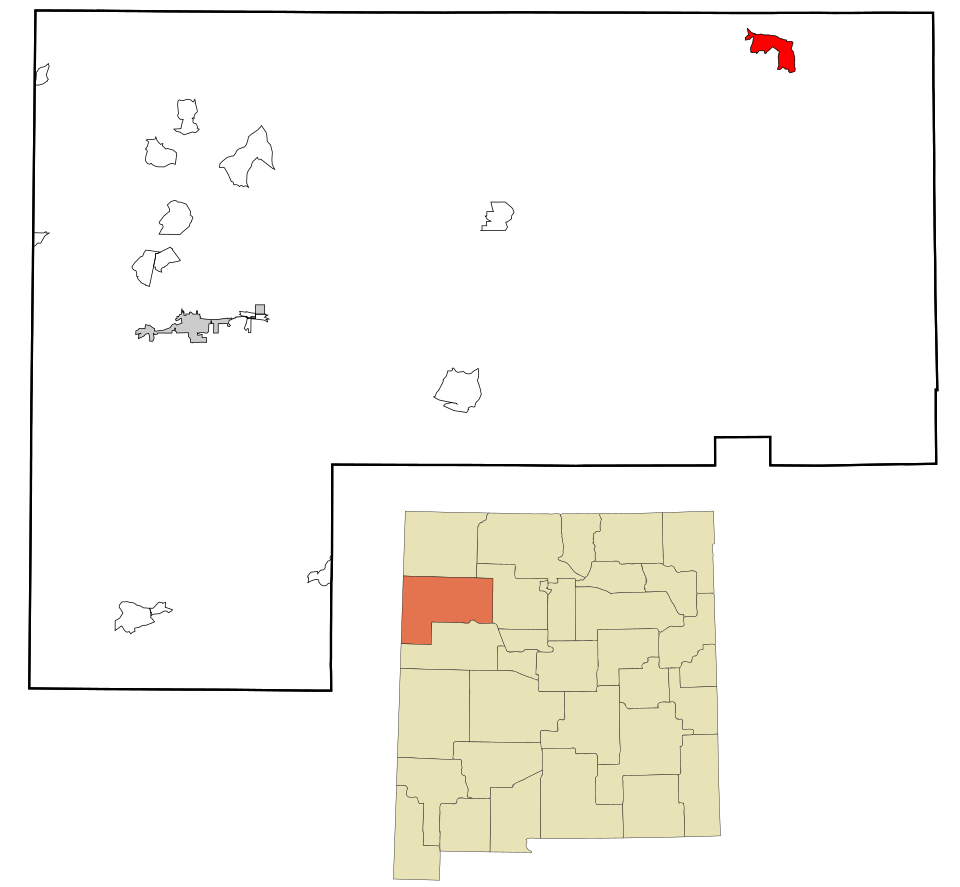 Locator map of Pueblo Pintado