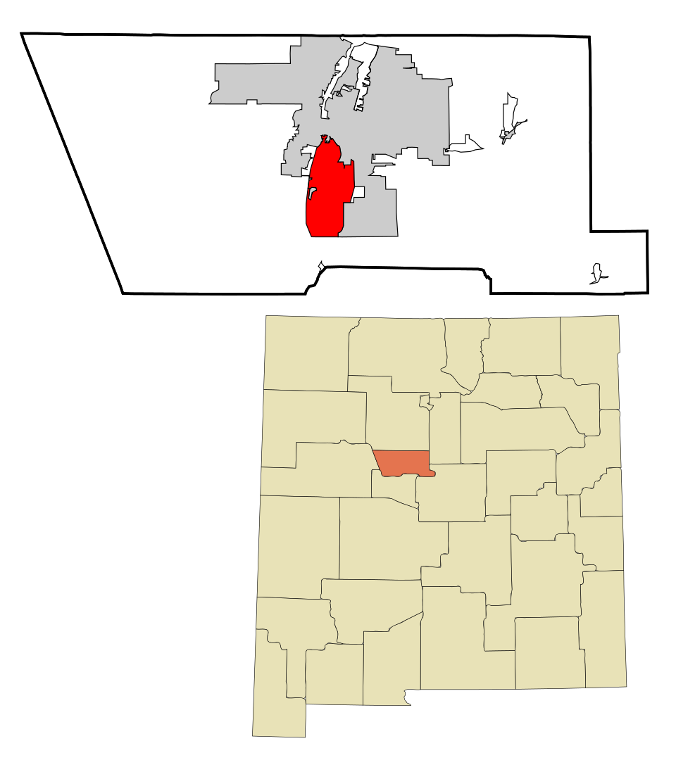 Map of South Valley