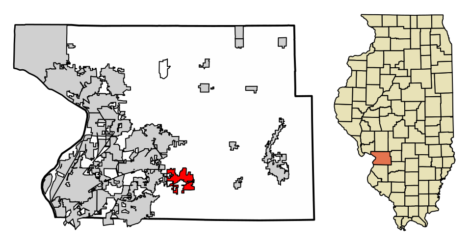 Locator map of Troy