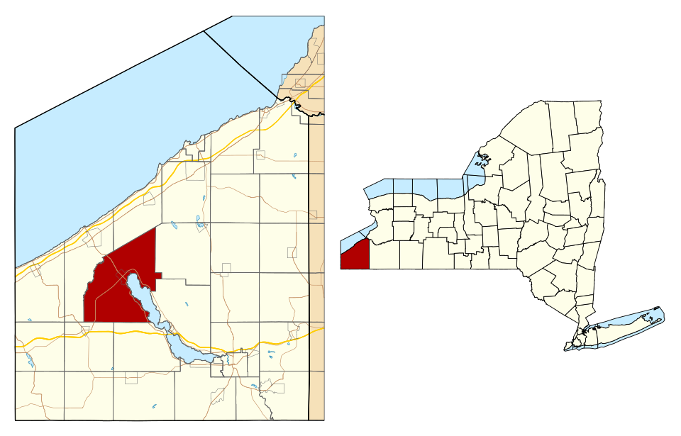 Locator map of Chautauqua