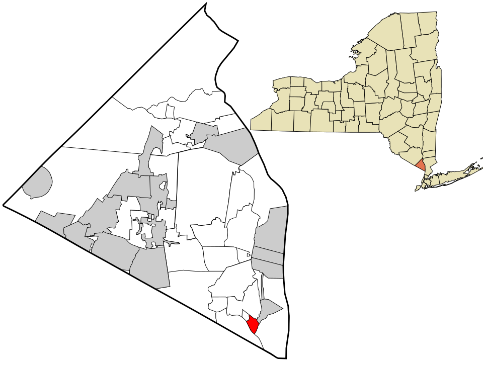 Locator map of Sparkill
