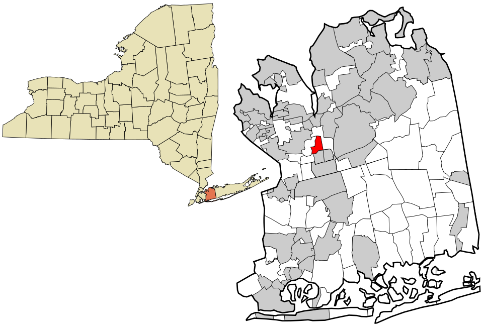 Locator map of Albertson