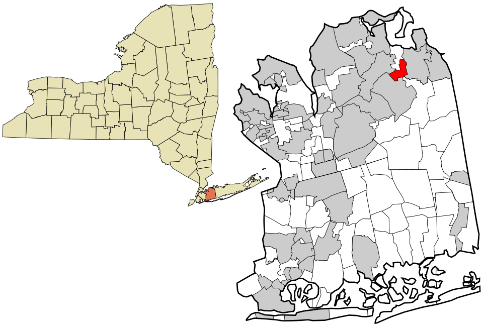 Locator map of East Norwich