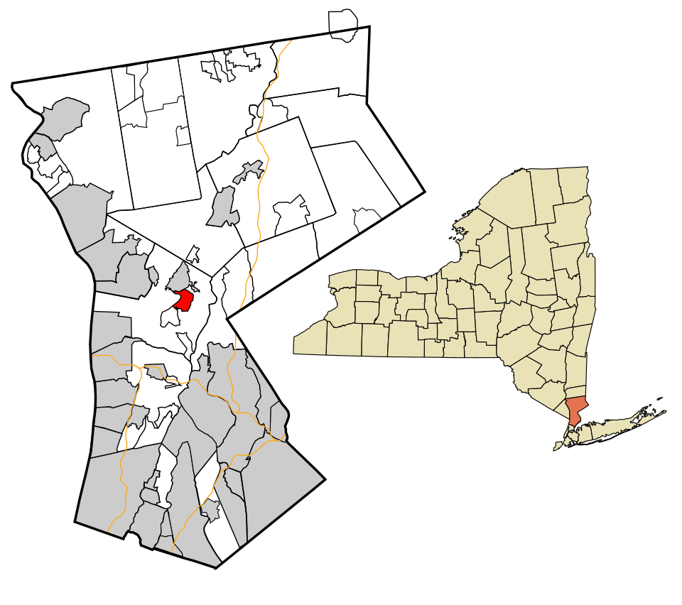 Locator map of Thornwood