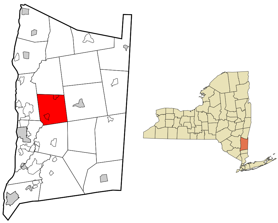 Locator map of Pleasant Valley