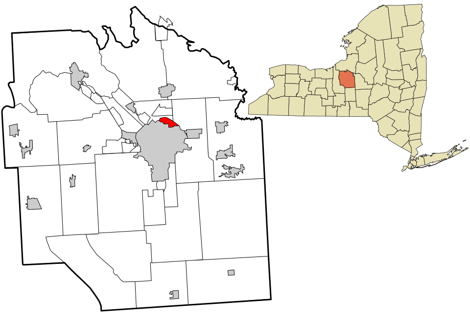 Locator map of Lyncourt