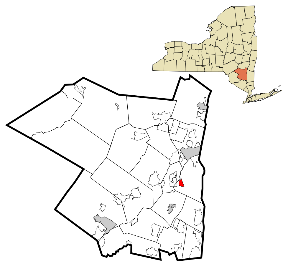 Locator map of Rifton
