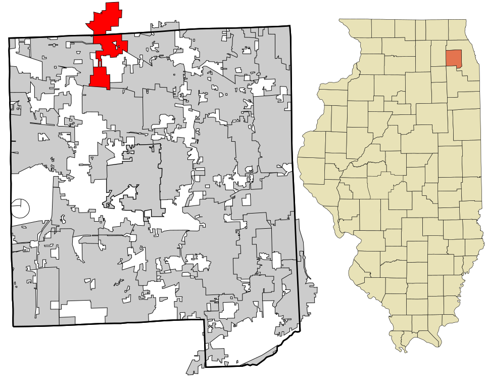 Locator map of Hanover Park