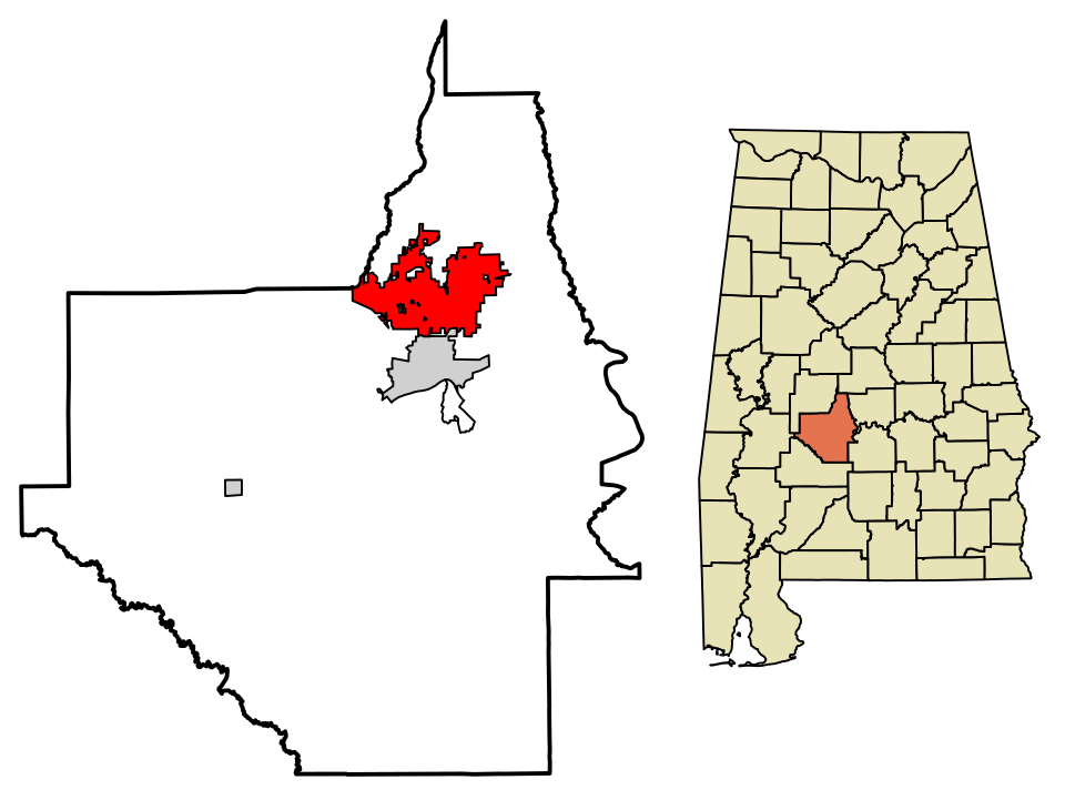 Locator map of Valley Grande