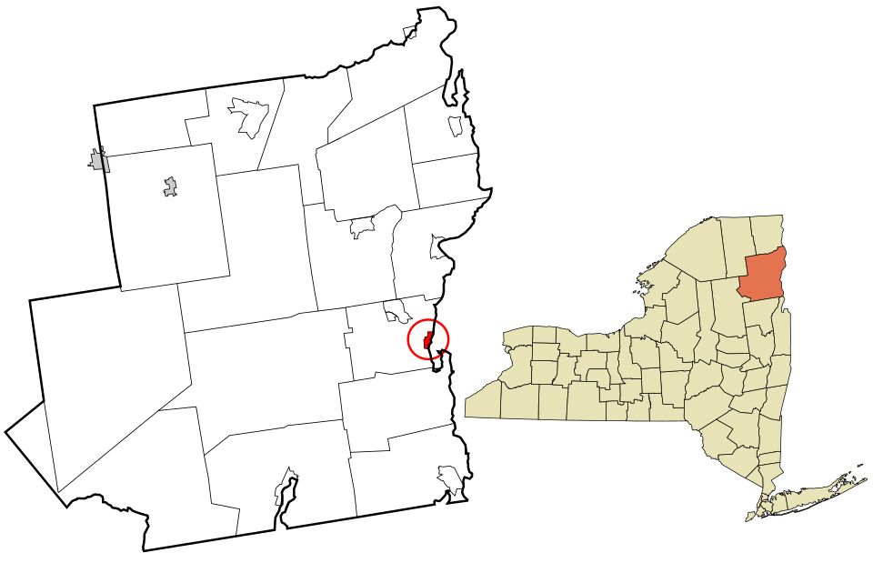 Locator map of Port Henry