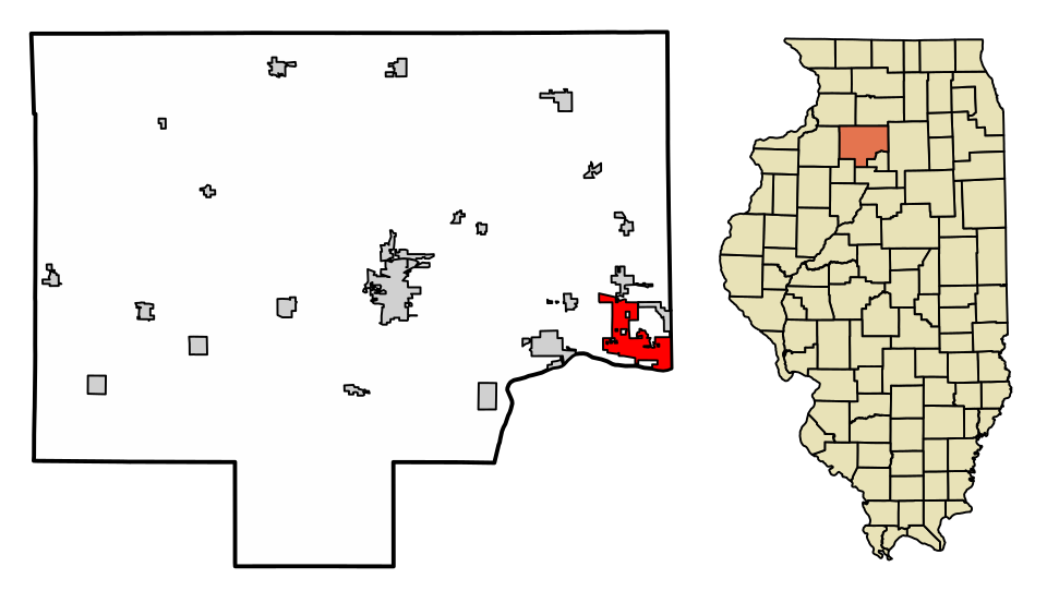 Locator map of Spring Valley