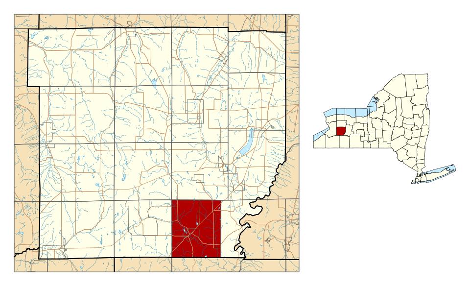 Locator map of Pike