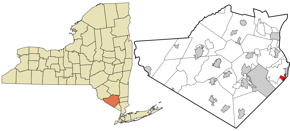 Locator map of Fort Montgomery