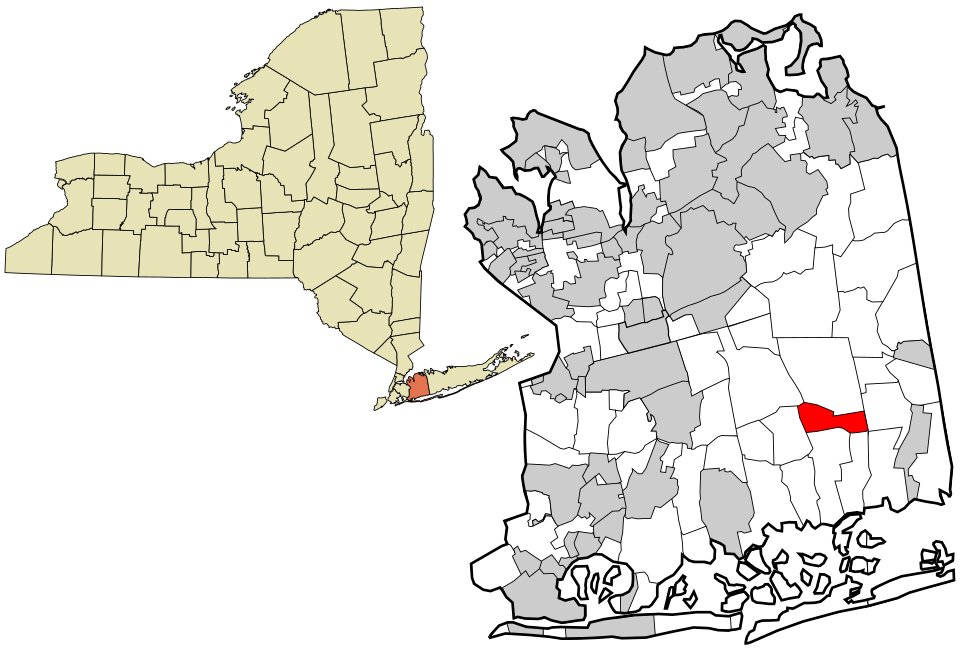 Locator map of North Wantagh