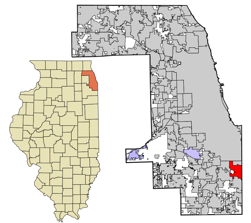 Locator map of Calumet