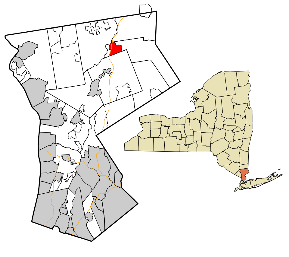 Locator map of Golden's Bridge