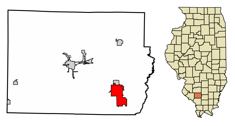 Map of Du Quoin