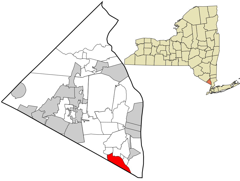Locator map of Tappan