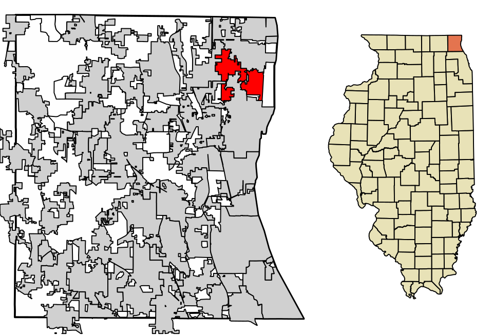 Map of Beach Park