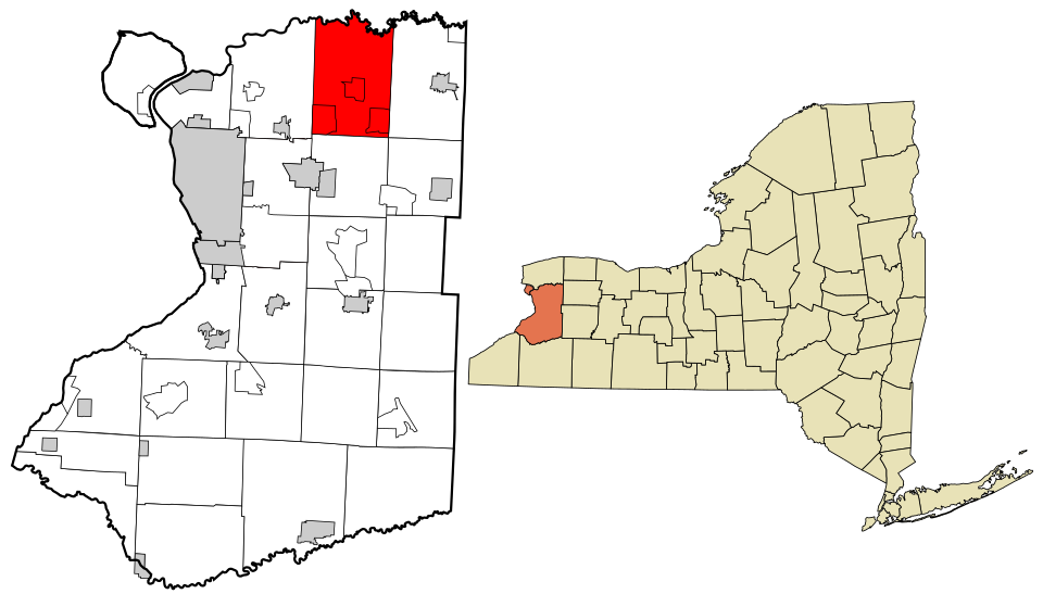 Locator map of Clarence