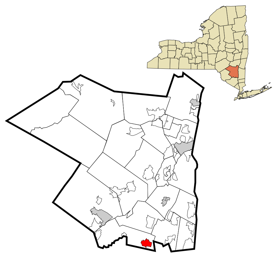 Locator map of Wallkill