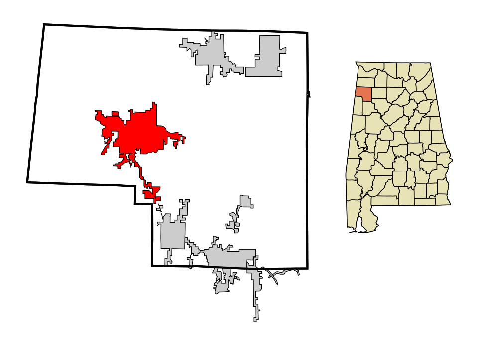 Locator map of Hamilton
