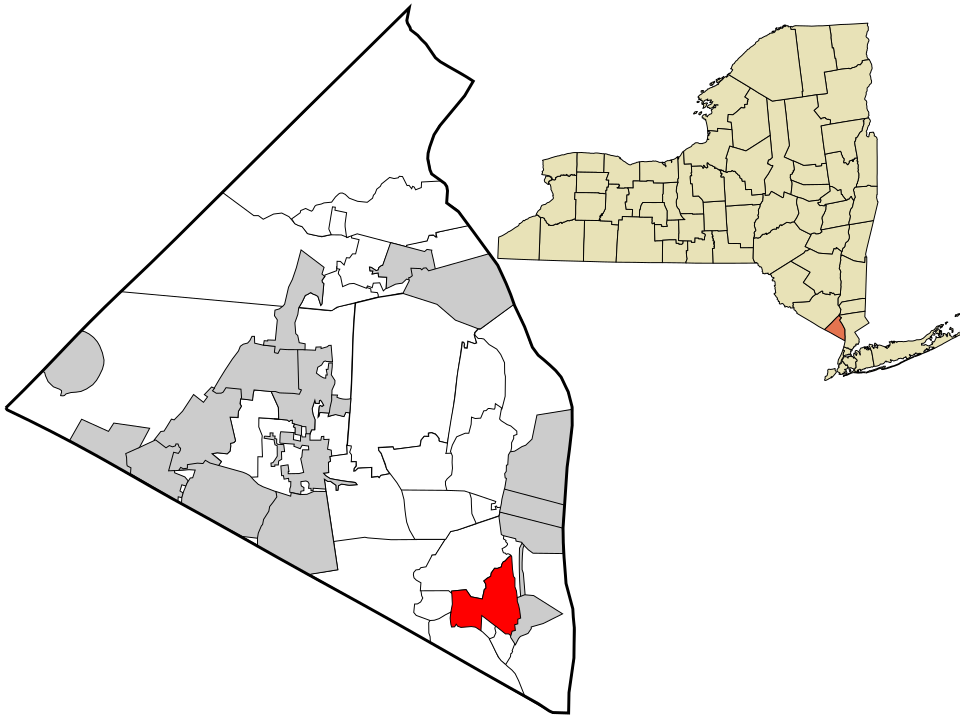 Locator map of Orangeburg