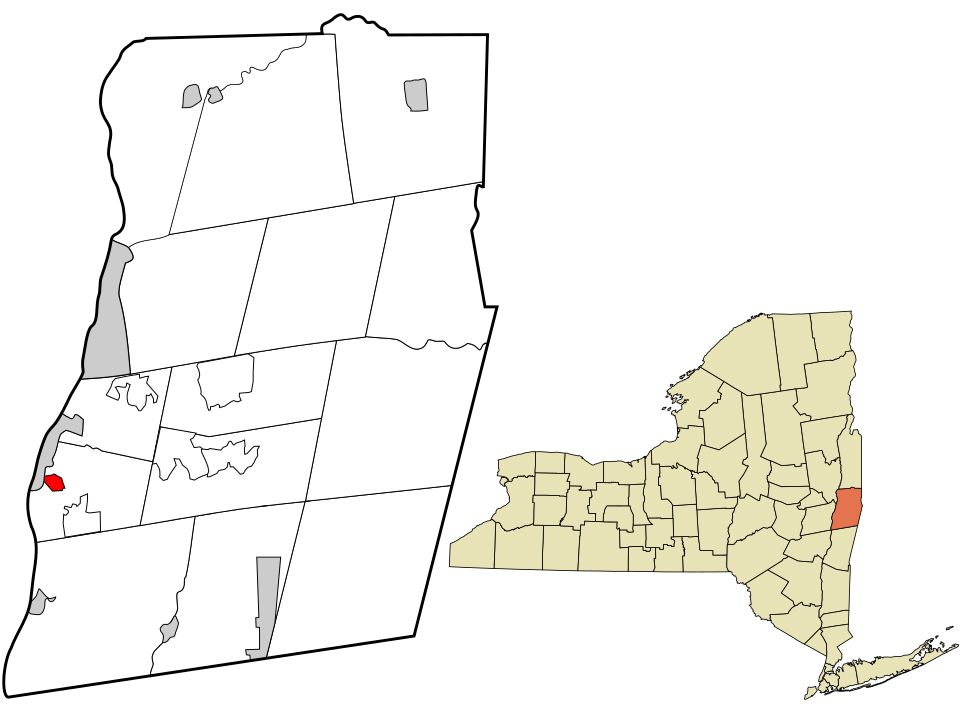 Locator map of Hampton Manor