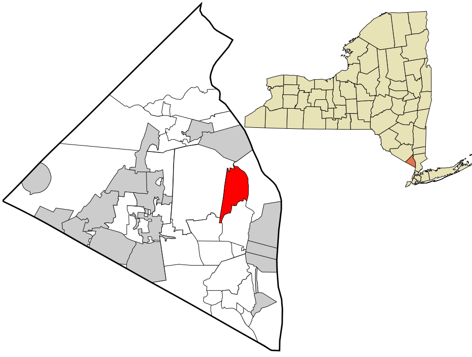 Locator map of Congers