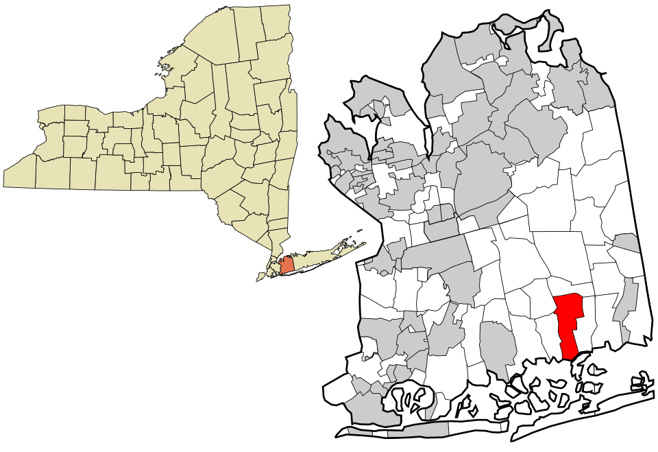 Locator map of Wantagh