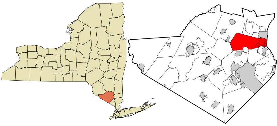 Locator map of New Windsor