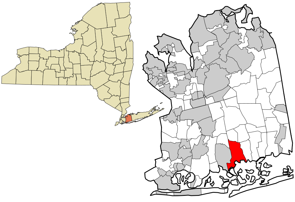 Locator map of Merrick