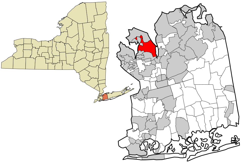 Locator map of Port Washington
