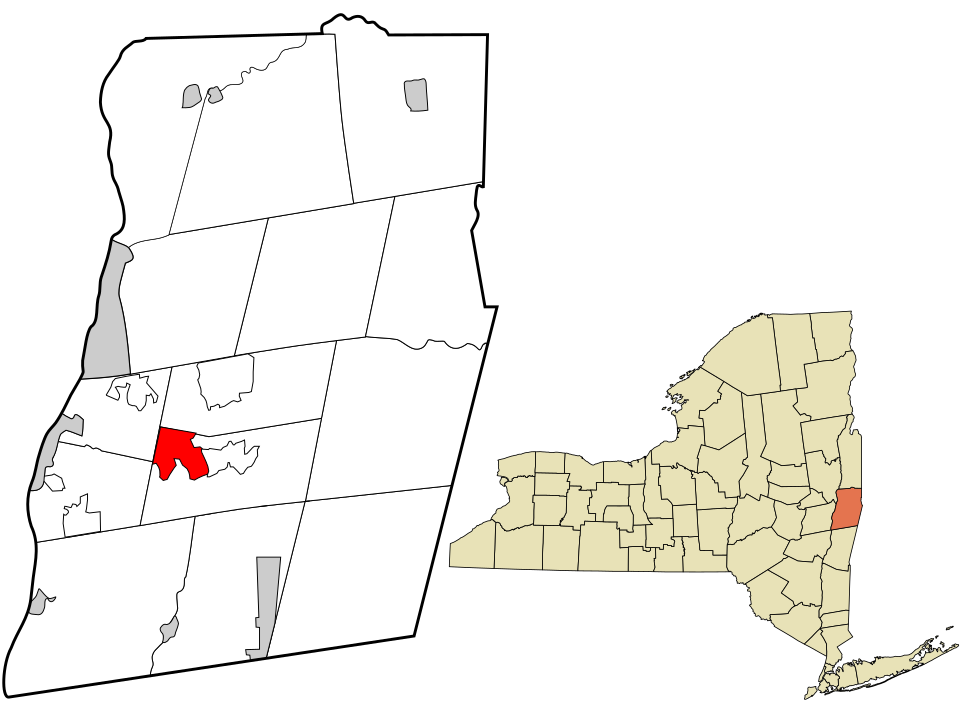 Locator map of West Sand Lake