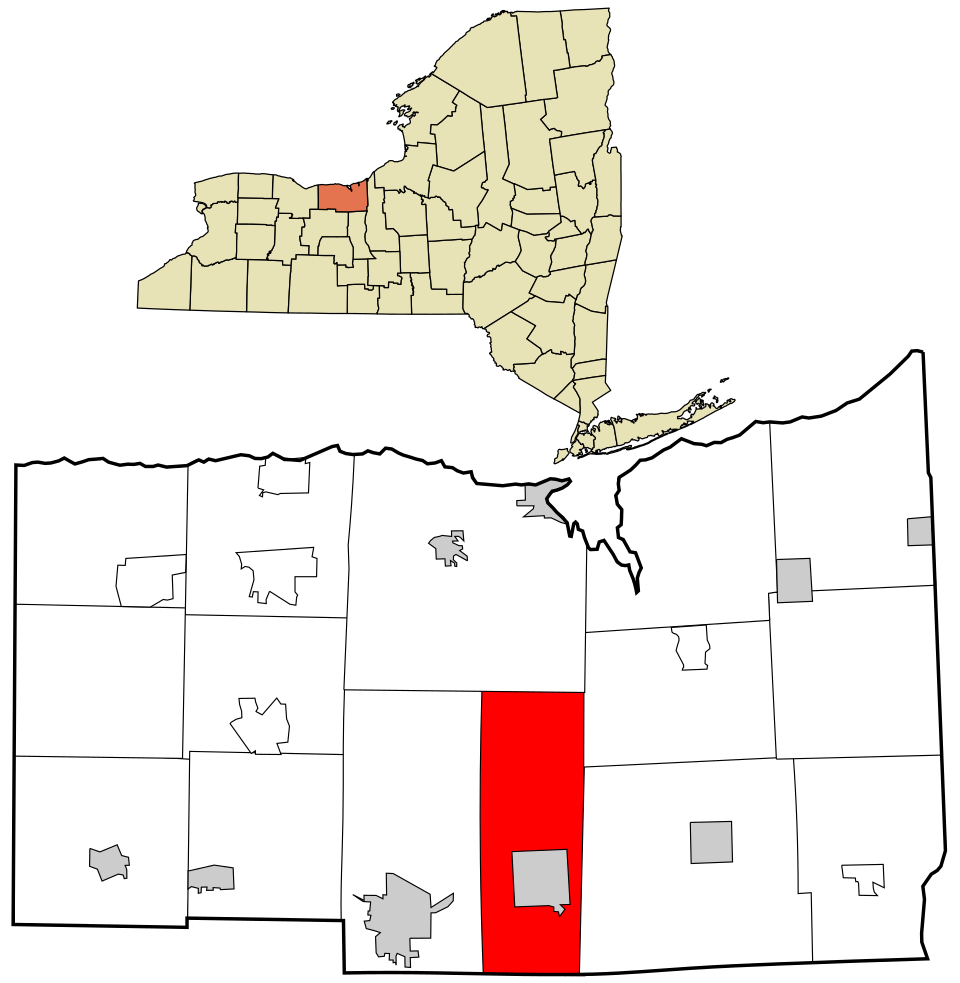 Locator map of Lyons
