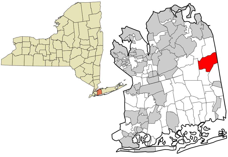Locator map of Plainview